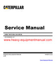 Caterpillar 140H MOTOR GRADER Full Complete Service Repair Manual APM