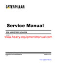 Caterpillar 216 SKID STEER LOADER Full Complete Service Repair Manual 4NZ