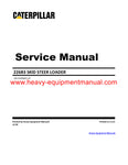 Caterpillar 226B3 Skid Steer Loader Full Complete Service Repair Manual AS200001-UP