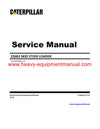 Caterpillar 226B3 Skid Steer Loader Full Complete Service Repair Manual MWD00001-UP