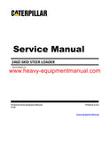 Caterpillar 246D Skid Steer Loader Full Complete Service Repair Manual BYF00001-UP