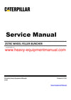 Caterpillar 2570C WHEEL FELLER BUNCHER Full Complete Service Repair Manual W57