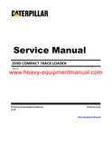 Caterpillar 259D COMPACT TRACK LOADER Full Complete Service Repair Manual FTK