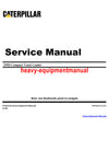 Caterpillar 259D Compact Track Loader Full Complete Service Manual 