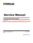 Caterpillar 272D XHP SKID STEER LOADER Full Complete Service Repair Manual SHY