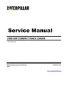 Caterpillar 299D XHP COMPACT TRACK LOADER Full Complete SERVICE MANUAL JST1