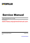 PDF Caterpillar 305.5E MINI HYD EXCAVATOR Service Repair Manual FSC