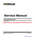 Download Caterpillar 3054 GENERATOR SET Full Complete Service Repair Manual CHN