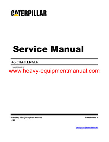 DOWNLOAD CATERPILLAR 45 CHALLENGER SERVICE REPAIR MANUAL ABF