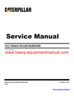 DOWNLOAD CATERPILLAR 511 TRACK FELLER BUNCHER SERVICE REPAIR MANUAL 511