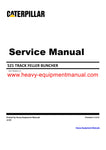 DOWNLOAD CATERPILLAR 521B TRACK FELLER BUNCHER SERVICE REPAIR MANUAL F7B