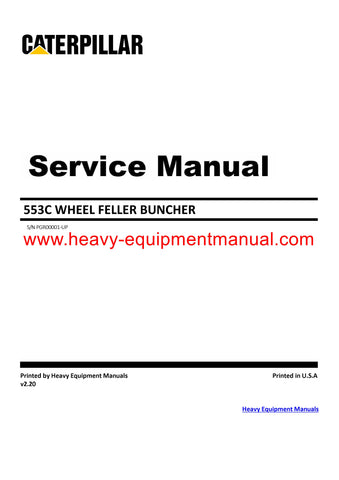 DOWNLOAD CATERPILLAR 553C WHEEL FELLER BUNCHER SERVICE REPAIR MANUAL PGR