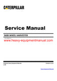 DOWNLOAD CATERPILLAR 560B WHEEL HARVESTER SERVICE REPAIR MANUAL TRA