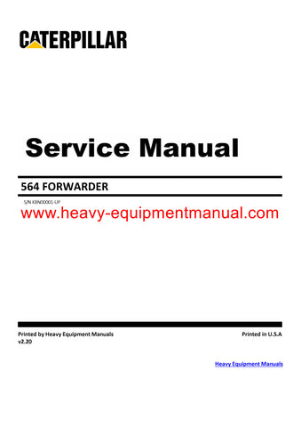 DOWNLOAD CATERPILLAR 564 FORWARDER SERVICE REPAIR MANUAL KBN