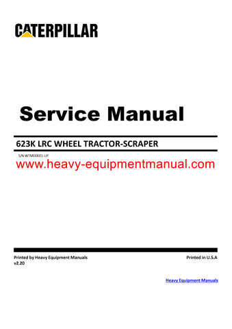 DOWNLOAD CATERPILLAR 623K LRC WHEEL TRACTOR-SCRAPER SERVICE REPAIR MANUAL WTM