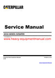 DOWNLOAD CATERPILLAR 631G WHEEL SCRAPER SERVICE REPAIR MANUAL DEM