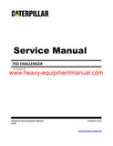 DOWNLOAD CATERPILLAR 75D CHALLENGER SERVICE REPAIR MANUAL 5AR