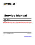 Download Caterpillar 769B Truck Service Repair Manual 99F