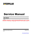 Download Caterpillar 769 Truck Service Repair Manual 99F