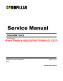 Download Caterpillar 770G OEM Truck Service Repair Manual RMA