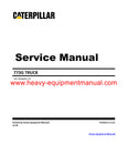 Download Caterpillar 773G Truck Service Repair Manual JWS