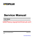 Download Caterpillar 777D Truck Service Repair Manual AGC