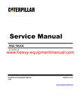 Download Caterpillar 793C Truck Service Repair Manual ATY