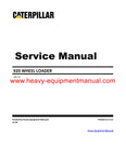 Caterpillar 920 WHEEL LOADER Full Complete Workshop Service Repair Manual 75J