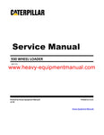 Caterpillar 930 WHEEL LOADER Full Complete Workshop Service Repair Manual 71H