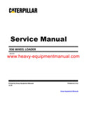 Caterpillar 936 WHEEL LOADER Full Complete Workshop Service Repair Manual 45Z