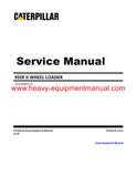 Caterpillar 950F II WHEEL LOADER Full Complete Workshop Service Repair Manual 8TK