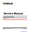 Caterpillar 950G II WHEEL LOADER Full Complete Service Repair Manual AXR