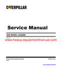 Caterpillar 950 WHEEL LOADER Full Complete Workshop Service Repair Manual 73J