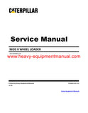 Caterpillar 962G II WHEEL LOADER Full Complete Service Repair Manual AYE