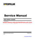 Caterpillar 962K WHEEL LOADER Full Complete Service Repair Manual T6A