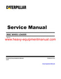 Caterpillar 966C WHEEL LOADER Full Complete Service Repair Manual 25U