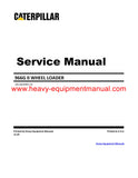 Caterpillar 966G II WHEEL LOADER Full Complete Service Repair Manual AXL