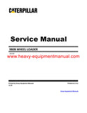PDF Caterpillar 980B WHEEL LOADER Service Repair Manual 89P