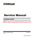 PDF Caterpillar 992B WHEEL LOADER Service Repair Manual 25K