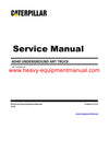 DOWNLOAD CATERPILLAR AD40 UNDERGROUND ART TRUCK SERVICE REPAIR MANUAL 1YZ