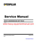 DOWNLOAD CATERPILLAR AE40 II UNDERGROUND ART TRUCK SERVICE REPAIR MANUAL BLW