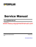 DOWNLOAD CATERPILLAR C1.5 GENERATOR SET SERVICE REPAIR MANUAL GBD