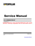 Download Caterpillar C1.5 GENERATOR SET Service Repair Manual GBD