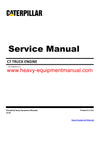 Caterpillar C7 Diesel Engine Complete Full Complete Service Manual FMM