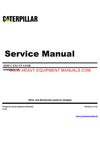 Caterpillar 324DL EXCAVATOR Full Complete Workshop Service Repair Manual SYM+