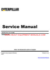 DOWNLOAD CATERPILLAR M318 EXCAVATOR SERVICE REPAIR MANUAL 8SS