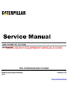 DOWNLOAD CATERPILLAR 320D FM RR EXCAVATOR SERVICE REPAIR MANUAL SRT