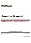 Caterpillar 205 EXCAVATOR Full Complete Service and Repair Manual 3HC