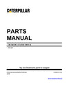 CATERPILLAR 740 ARTICULATED TRUCK PARTS MANUAL B1P