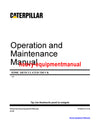 CATERPILLAR D250E ARTICULATED TRUCK OPERATION MAINTENANCE MANUAL